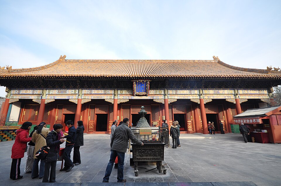北京雍和宫实景照片
